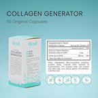 Biosil Collagen Generator - 30 Original Capsules, Pack of 2 - with Patented ch-OSA Complex - Generates & Protects Your Own Collagen - GMO Free - 30-Day Supply