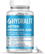 After Drinking Aid Supplement Pre Game Party Pills Electrolytes Hydration DHM Milk Thistle Weekend Recovery Vitamins Relief Formula Better Mornings Alcohol Liver Health Support 120 Capsules
