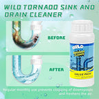 Drain Cleaner Powder, Powerful Pipeline Dredging Agent, Kitchen Unblocker, Sink and Drain Cleaner Powder for Kitchen Toilet（3Pcs）