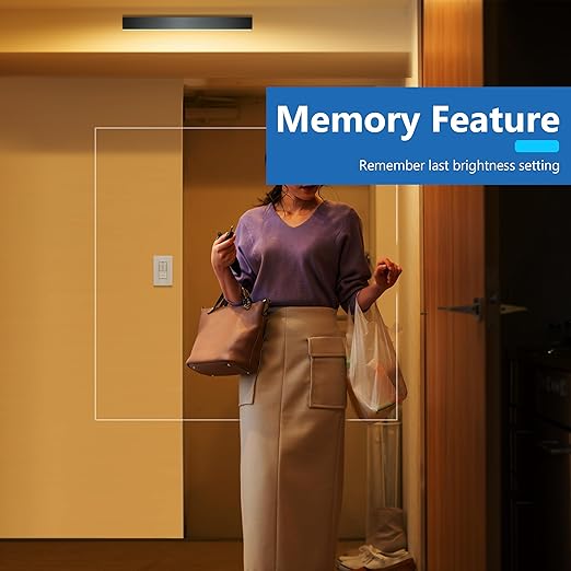 LIDER Motion Sensor Dimmer Switch for Dimmable 200W LED/CFL Lights, 3-Way, 120 V, Modern Upgrade, No Neutral Required, No Ground Required, UL Listed, Wall Plate Included, White, 2 Pack