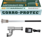 Corro-Protec Powered Anode Rod for Bradford White Water Heater and Hot Water Outlet Installation, Eliminates Rotten Egg/Sulfur Smell within 24 hours and Stops Corrosion Inside Tank, 20-Year Warranty