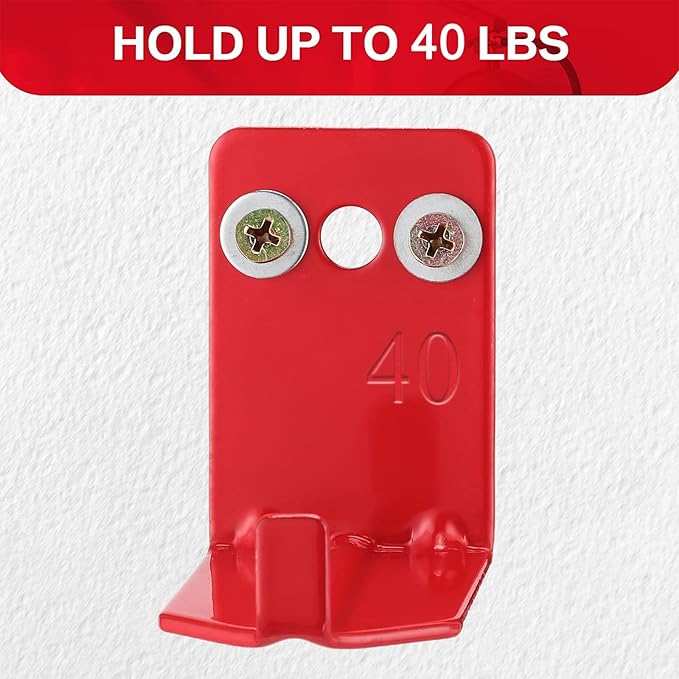 Queekay 20 Pack Fire Extinguisher Mount Universal Bracket 5 to 40 lb Fire Extinguisher Holder Wall Hook Hanger(Classic Style)