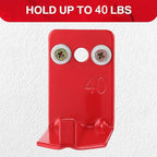 Queekay 20 Pack Fire Extinguisher Mount Universal Bracket 5 to 40 lb Fire Extinguisher Holder Wall Hook Hanger(Classic Style)