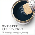 AMY HOWARD AT HOME Chalk-Based One Step Paint for Furniture, Cabinetry, Decor, Finish, and More | No Stripping, Sanding, or Priming | Dark Base | 16 Ounce | Midnight Dreams
