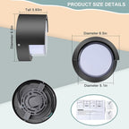 LED Porch Lights Outdoor 12W 6500K Modern Wall Lighting Double-Layer Cover Aluminum Exterior Light Fixture IP65 Waterproof for Stairway Garage Patio Bedroom ﻿