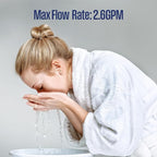 Westinghouse 11kW 240V Tankless Water Heater Electric, Up to 2.56 GPM, 1-3 Point of Use Hot Water, Work with Alexa & Google Home, ETL Certified, IPX4，Gray