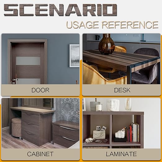 GSCIT Club Walnut Edge Banding, 2 inch x 250ft roll of Veneer Edge Banding - Pre-glued Flexible, Real Wood Tape for Cabinet Repair & Furniture Restoration