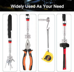 1 Piece 25LBs Telescoping Magnetic Pickup Tool, Multifunction Magnet Hanger with Pen Clip Design, Magnet Stick Rod Extendable 7" to 30.5" for Men, Birthday, Father's Day, Holiday Gift