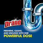 Drano Dual-Force Foamer Clog Remover, Commercial Line, 17 oz