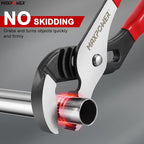 MAXPOWER 12-inch Water Pump Pliers, Straight Jaw Adjustable Tongue and Groove Plier, Slip Joint Plumbing Pliers