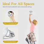 Par30 39W Short Neck Halogen Flood Light Bulbs, 120V 2700K Warm White Dimmable High Brightness, E26 Base, Great for Accent Lighting, Tracking Light, Recessed Light Bulb, 6pcs