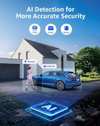 ANNKE 4K PoE Security Camera System, 12MP H.265+ 8CH NVR with 2TB Surveillance Grade HDD, 6Pcs 8MP IP Cams, Spotlight Color Night Vision, RTSP, IP67 Waterproof