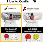 Korky Ultra Standard 2-Inch Universal Toilet Flapper - Long Lasting Rubber - Easy to Install - Made in USA, 100BP (2 Pack)