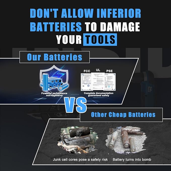 KB2540C-06 40V Replacement for Kobalt 40V Battery 6.0Ah KB-540-06 KB440-06‎ KB240-06 KB2540C-06 KB640-03, Compatible with Kobalt Battery for 40V Cordless Power Tools