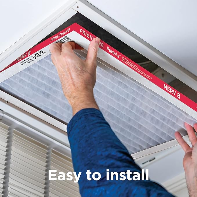 Frigidaire PureAir® 20x25x1 MERV 11 Prem Allergen Electrostatic Pleated Air Conditioner HVAC AC Furnace Filters - 6 Pack (exact dimensions 19.81 X 24.81 X 0.81)