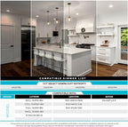 LUXRITE 16-Pack 4 Inch LED Recessed Can Lights, 14W=75W, 5 Color Options 2700K-5000K, 950 Lumens, Dimmable LED Retrofit Kit, Wet Rated, IC Rated, Recessed Ceiling Lights, Energy Star, ETL Listed