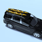 KJE 12Pack(21", 31") Rubber Bungee Cords with Adjustable Hooks - Quality EPDM, Heavy Duty Black Bungee Straps, Ideal for Outdoor Tie Downs, Securing Tarps, Canvases, Cargo in Cold Hot Climates