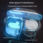 Auertech Portable Washing Machine, Mini Twin Tub Washers with 9lbs Washer, 5lbs Spinner, Compact Laundry Washer with Time Control, Small Washing Machine for Apartments, Dorm, RV