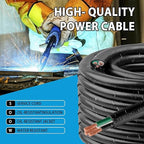 150ft 18/3 18 AWG Portable Power Cable (3 Conductor) - SOOW 600V 18 Gauge Electric Wire for Motor Leads, Portable Lights, Battery Chargers and Machinery - 3 Conductor - 150 Feet Electrical Cord