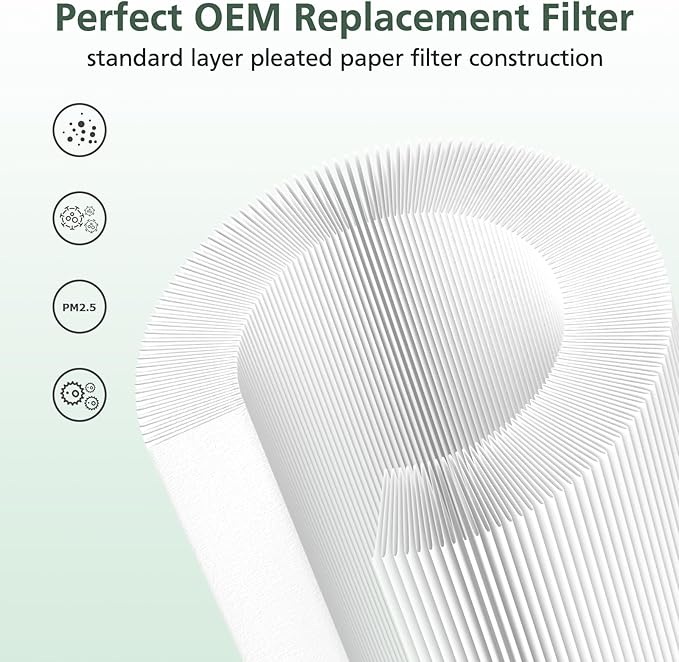 2 Pack VF4000 Replacement Filter for RIDGID, Standard Wet/Dry Vac Filter Vf4000 Compatible with RIDGID Vacs Wet Dry 5-20 Gal, 6-9 Gal Husky Vacuum & CRAFTSMAN Shop Vacuum 17816 9-17816