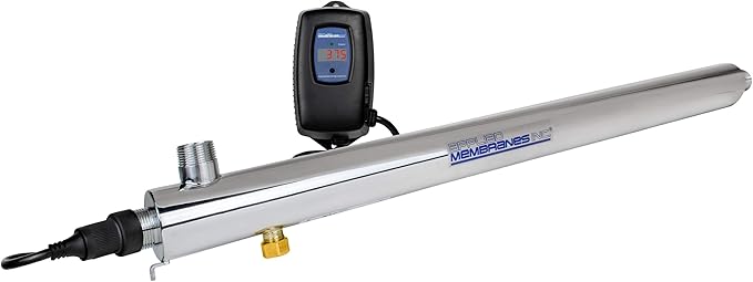 APPLIED MEMBRANES INC. Solapur Whole House Ultraviolet Water Purifier UV Sterilizer for Point of Entry Drinking Water Purification | 11 GPM | Helios Series UV-SPH-11