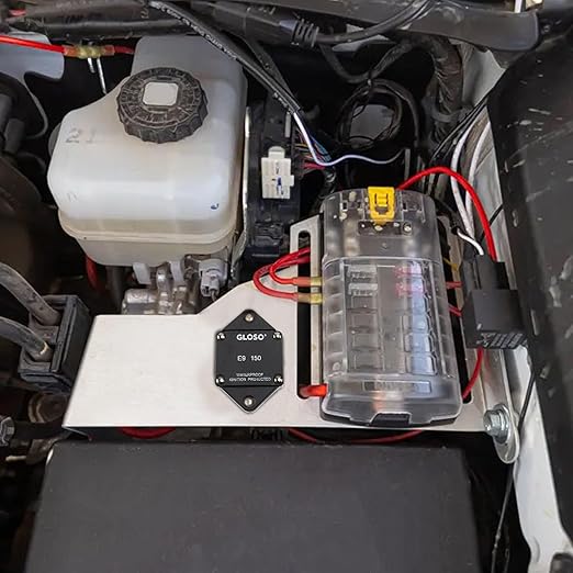 GLOSO Circuit Breaker E94 Panel Mount T1 Auto Reset for Marine Automotive Truck (90A)