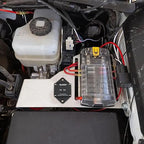 GLOSO Circuit Breaker E94 Panel Mount T1 Auto Reset for Marine Automotive Truck (90A)