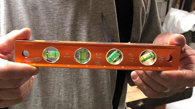Swanson TL043M 9-Inch Savage Magnetic Torpedo Level, Orange