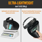 Welding Helmet Auto Darkening,Upgraded Foldable Anti-Blue Light Welding Helmet，True-Color Welding Shield for Beginners，Safety Welding Mask for Stick MIG TIG and Grind