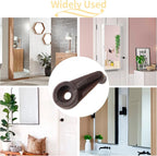 20 Pack Glass Window Clips Brown Retainer Clips, Glass Door Holder Cabinet Panel Bracket Screen Fixing Clips, Glass Door Retainer Kit Mirror Hanging Hardware for Vanity Mirror Window Screen