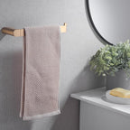 RANDOM Champagne Bronze Towel Bar Set 5 Piece Bathroom Hardware Set Include 9.8/23.6 Inch Towel Holder Toilet Paper Holder and 2 Towel Hooks Stainless Steel Bathroom Accessories Kit Wall Mount