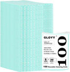 Disposable Dish Cloth and Cleaning Handi Wipes, 100ct, Multi-Use Rags for kitchen, Bathroom and Windows, Green