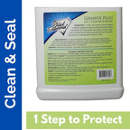 Black Diamond Stoneworks GRANITE PLUS! 2 in 1 Cleaner & Sealer for Granite, Marble, Travertine, Limestone, Ready to Use! (1-Gallon)