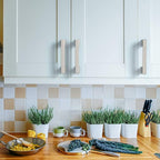 Asidrama 10 Pack 3.75 Inch(96mm) Brushed Satin Nickel Kitchen Cabinet Handles, Cabinet Pulls Kitchen Cabinet Hardware for Cupboard Drawer Pulls