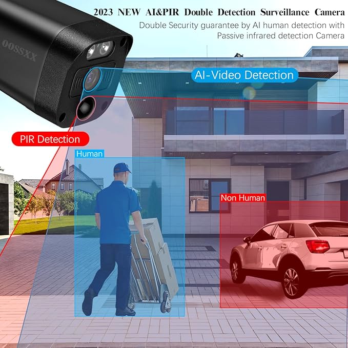 4K/8.0 Megapixel & 130° Ultra Wide-Angle 2-Way Audio PoE Outdoor Home Security Camera System Wired Outdoor Video Surveillance IP Cameras System