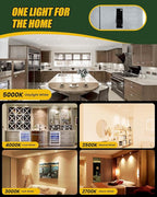 ZYC Black LED Recessed Light: 4 inch Gimbal LED Recessed Lighting Swivel Downlight 9W 800LM 360° Rotation,Directional Adjustable Eyeball Soffit Light,Swivel Ceiling Spotlight,Pack of 10 Black.