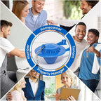 Universal Toilet Flapper Replacement Kit: 2 Inch Toilet Tank Flapper 2 Stainless Chains Designed for American Standard Kohler Toto Gerber Toilet Stopper Water Saving Easy to Install Heavy Duty Rubber