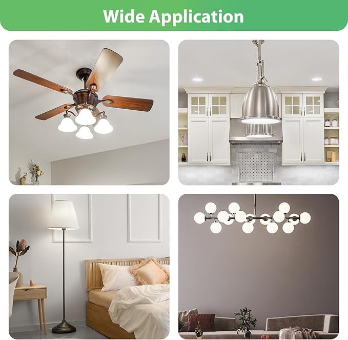 LED Refrigerator Light Bulb, 40W Equivalent, 120V, Fridge Light Bulb 5000K Daylight White, A15 Appliance Bulb 5.5W for Freezer, 650LM, E26 Standard Base, 120V, Non-Dimmable, 6 Pack