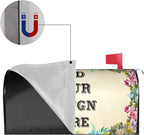 Custom Personalized Mailbox Covers Add Photo Picture Family Name House Address Text Magnetic Mail Cover for Home Garden Yard-17