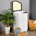 Waterjoy Portable Washing Machines, 7.7 lbs Load Capacity Portable Washer and Dryer Combo with Built-in Barrel Light & LED Display for Household and Apartment （Yellow）