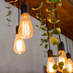 Plug in Pendant Light Cord Kit - 16Ft Light Socket with Cord E26/E27 Extension Hanging Lantern Lamp Cable with Switch,Socket Rings, 4 Pack, Black