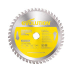 Evolution Power Tools 180BLADESS Stainless Steel Cutting Saw Blade, 7-Inch x 48-Tooth, Yellow