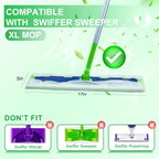 40 Count XL Wet Mopping Cloths for Swiffer Sweeper XL Mop - Disposable X-Large Wet Pad Refills - Multi-Surface Wet Wipes Mopping Pads Refill for Floor Cleaning