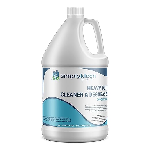 Heavy Duty Cleaner and Degreaser, Industrial Strength Multi Surface Cleaner Degreaser, 1 Gallon