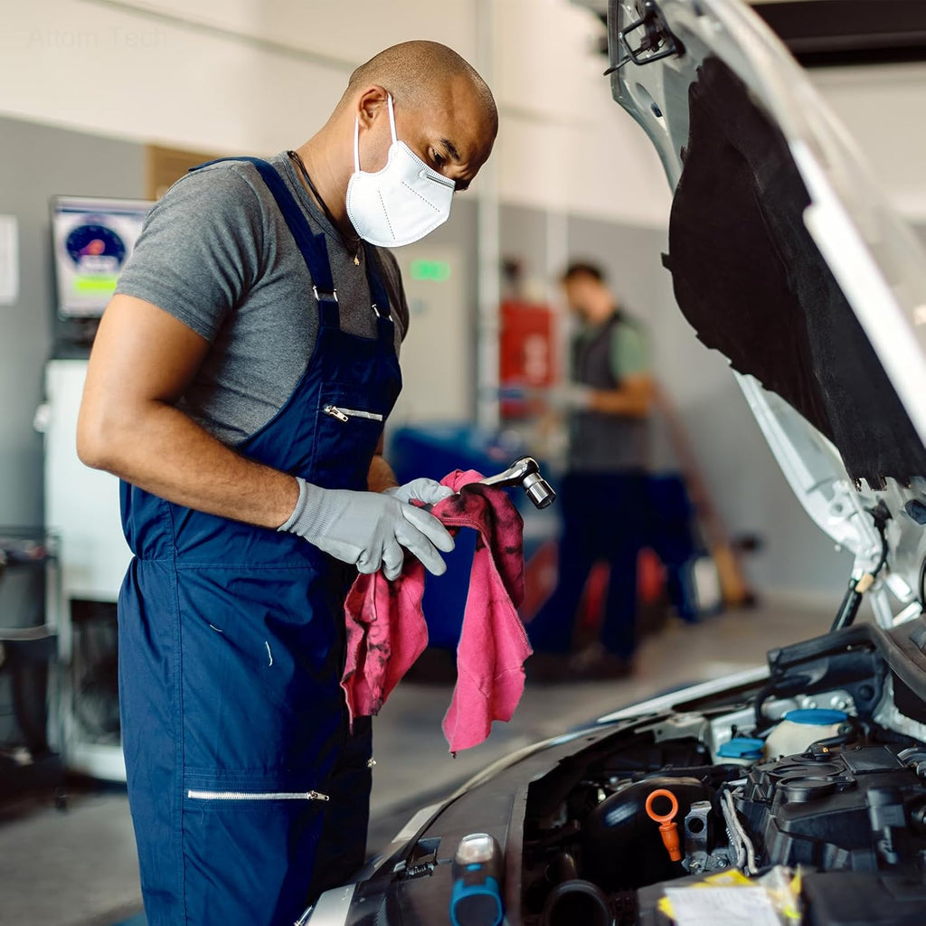 Tomorotec Recycled Multipurpose Industrial Wiping Cloths (2 lbs) Assorted Colors, Eco-Friendly Colored T-Shirt/Knit Cleaning Rags for Grease, Oil Removal & More