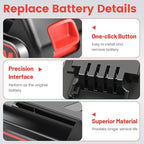 ARyee LB2X4020 6.0Ah 20V Battery for Black and Decker 20V Max LBXR20 LB20 LBX20 LBXR2020 LBX4020 LBX4020 Cordless Tools Battery with 20V Battery Charger PCC685L