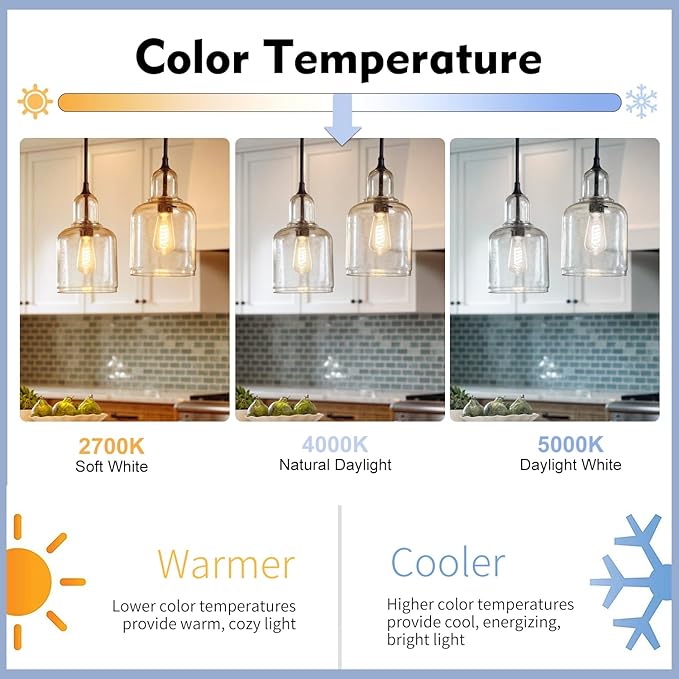 8 Pack 60 Watt Equivalent, E26 LED Filament Light Bulbs, Neutral White 4000K, Dimmable, Antique Filament Decorative Light Bulbs, ST19/ST58 LED Edison Bulb with 80+ CRI