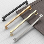 FILTA Cabinet Handles 10 Inch 6 Pack Matte Black Cabinet Pulls for Kitchen Metal Drawer Pulls Modern Cabient Hardware Cupboard Handles