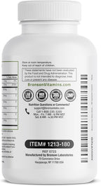 Bronson Liver Detox Advanced Detox & Cleansing Formula Supports Health Liver Function with Milk Thistle, Dandelion Root, Turmeric, Artichoke Leaf & More, Non-GMO, 180 Vegetarian Capsules