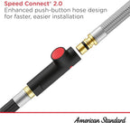 American Standard 1048804240 Aspirations Touchless Pull-Down Kitchen Sink Faucet, 1.8 GPM, Matte Black/Brushed Gold